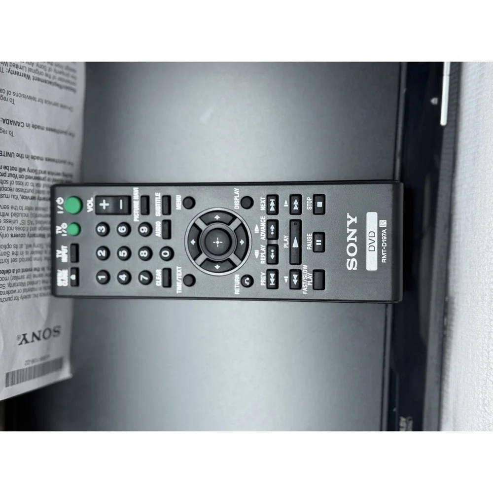 Sony DVP-SR510H DVD Player 1080p Upscaling HDMI Black Region 1 Remote Cables